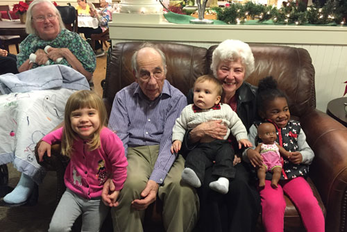 Curt, Lila, and Grandkids